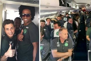 ¡AQUÍ ESTÁN! Las fotos y videos que tomó el equipo del Chapecoense antes de despegar el avión