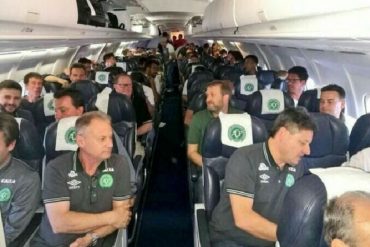 ¡ENTÉRATE! Al avión donde viajaban futbolistas del Chapecoense le faltaba 5 minutos para aterrizar