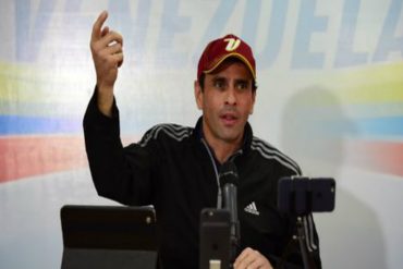 ¡CON GUÁRAMO! Capriles: Al que no le guste el 11N como fecha límite deberá rendir cuentas a la historia