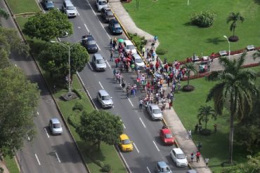 ¡4 PELAGATOS! Así estuvo la «multitudinaria» marcha xenofóbica contra la venezolanos en Panamá (+Fotos)