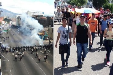 ¡TAN RARO! PNB reprimió movilización de estudiantes en el Táchira
