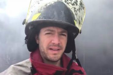 ¡ENTÉRATE! Ramón Muchacho se vistió de bombero, publicó este video y las redes estallaron