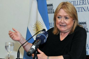 ¡BIEN CLARO! Canciller argentina, Susana Malcorra: Situación en Venezuela “se está yendo de madre”