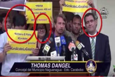 ¡AAAY, VAAAALE! El tremendo chinazo del concejal Thomas Dangel en plena rueda de prensa (+Video)