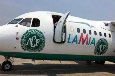 ¡ENTÉRATE! La aerolínea donde viajaba la Chapecoense también había transportado a la selección de Venezuela