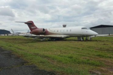 ¡QUÉ SUSTO! Avión del dueño de Banesco se salió de la pista en Panamá (+Fotos)