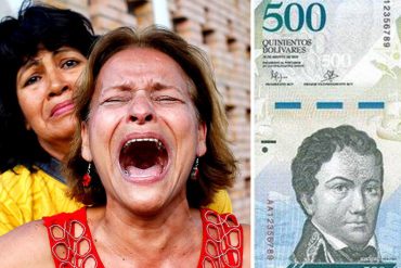 ¡PARA LLORAR! 10 cosas básicas que NO podrás comprar con el nuevo billete de Bs. 500