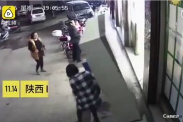 ¡LAMENTABLE! Un niño murió aplastado por los lockers de un supermercado en China (+Video fuerte)