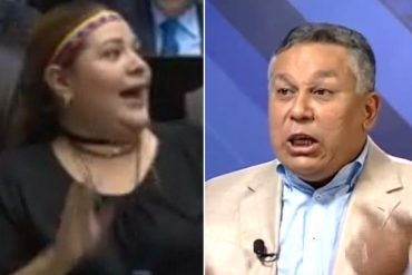 ¡IMPELABLE! La cara de esta diputada cuando escuchó las vulgaridades de Pedro Carreño (+Fotos)