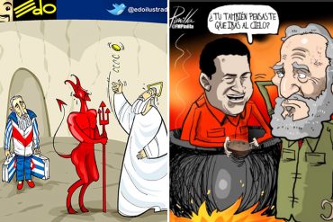 ¡TE LAS MOSTRAMOS! Las caricaturas sobre la muerte de Fidel Castro que le dan la vuelta al mundo (+Imágenes)