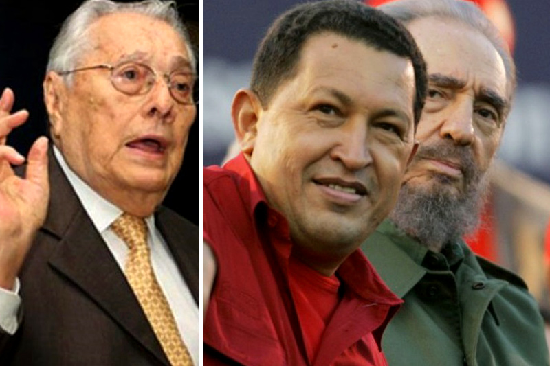 Composición Maduradas. Fotos: Miquilena / Aporrea - Chávez y Fidel / AP