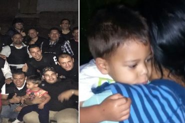 ¡SANO Y SALVO! Rescataron al niño de 2 años secuestrado en Aragua (+Fotos)