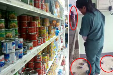 ¡INCREÍBLE! La pillaron robando un poco de latas de atún y así la obligaron a devolverlas (+Video)