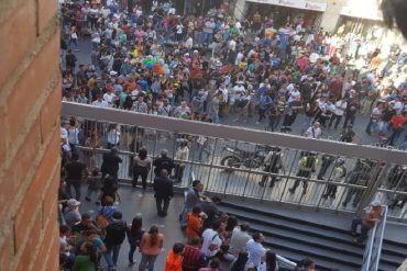 ¡MENSAJE ESTRUENDOSO! Así recibieron a la Sundde en el City Market (+Video +Y va a caer)