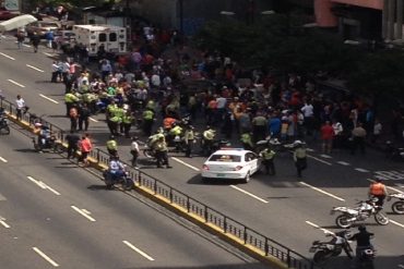 ¡ÚLTIMA HORA! Un delincuente abatido tras enfrentarse a Polichacao en la Francisco de Miranda