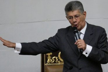 ¡ASÍ DE CLARO! Henry Ramos Allup: «Los que está en peligro son los intereses económicos de la República” (+Video)