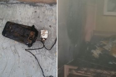 ¡FATAL! Dejó su teléfono cargando sobre un colchón y ocasionó un incendio en Valencia