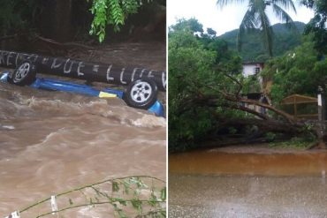 ¡ATENCIÓN! Reportaron inundaciones, apagones y derrumbes en Margarita por lluvias (+Fotos +Videos)