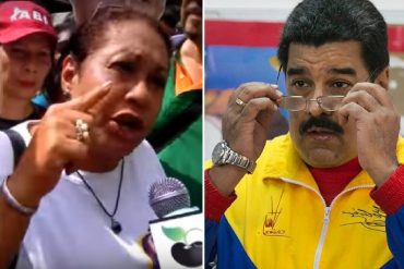 ¡BIEN CLARO! Pensionada se las canta a Maduro: Entrégueme los reales que deposité en el BCV (+Video)