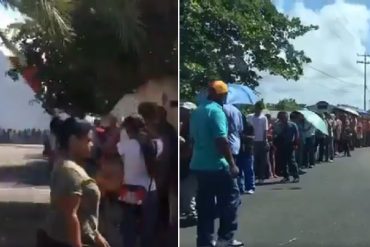 ¡MEGA COLA! Así está este #20Dic uno de los pocos supermercados que no fue saqueado en Ciudad Bolívar (+Video)