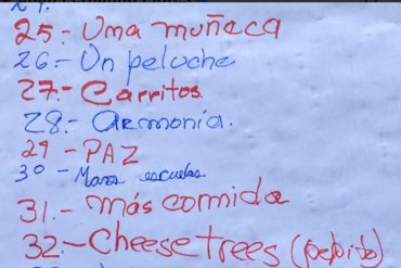 ¡PARA SENTARSE A LLORAR! Los deseos de los niños para esta triste navidad en Venezuela ¡PARA SENTARSE A LLORAR! Los deseos de los niños para esta triste navidad en Venezuela