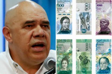 ¡NACIERON DEVALUADOS! Chúo Torrealba sobre el cono monetario: «Son billetes de monopolio, barajitas, no tienen soporte»