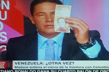 ¡TAMPOCO PERDIÓ MUCHO! Fernando Del Rincón se quedó con su billete de 100 bolívares (+Video)