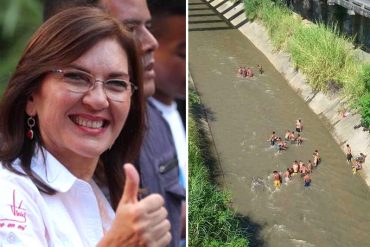 ¿ESTE ERA EL SUEÑO DE JACQUELINE? Familias enteras buscan en el río Guaire algo de valor para subsistir