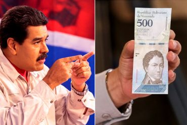 ¡MENTIROSO DE LOS PEORES! Maduro y el anuncio de que “ya” se estaban distribuyendo los billetes de 500 (+Videos)