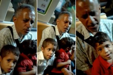 ¡INCREÍBLE! Estos brillantes niños venezolanos andan en metro pidiendo limosnas para sobrevivir (+Video)