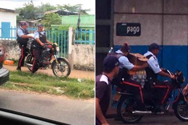 ¡REINA LA ANARQUÍA! Hasta los policías saquean en Ciudad Bolívar: sin ninguna pena y muertos de la risa