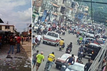 ¡SE ALZÓ EL TÁCHIRA! Reportan situación tensa y saqueos en comercios de La Fría (+Fotos +Video)