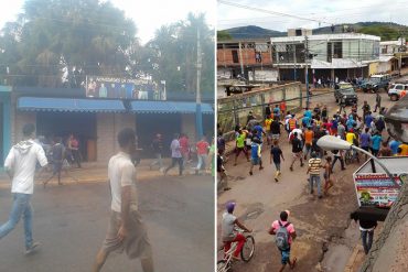 ¡ALERTA! Tensa situación en Santa Elena de Uairén: Reportan saqueos a comercios (Video + Fotos)