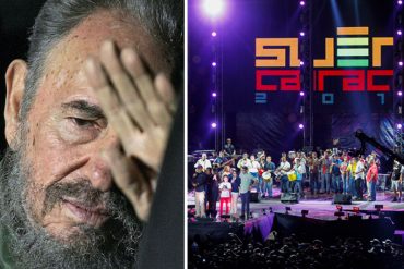 ¡INSÓLITO! Reprograman el Suena Caracas, pero piden llevar una flor para «homenajear» a Fidel