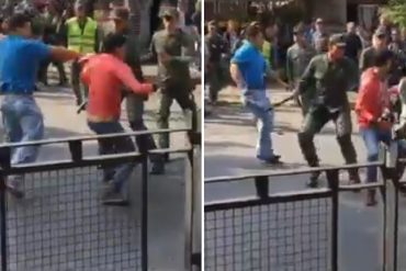 ¡SALVAJISMO! Así fue como la GNB agredió a simpatizantes de Capriles que fueron a la Contraloría (+Videos)