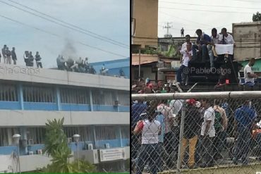 ¡TENSIÓN! Colectivos protestan frente al Cicpc de San Félix por presuntas «ejecuciones extrajudiciales”