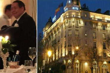 ¡QUÉ SOCIALISTA! Hermann Escarrá celebró Año Nuevo en el lujoso hotel Ritz de Madrid (+Fotos)