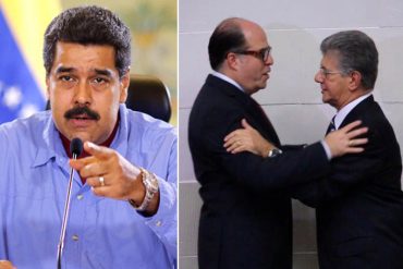 ¡QUÉ RARO! Maduro mete cizaña: «Borges está investigando hasta la forma de caminar de Allup»