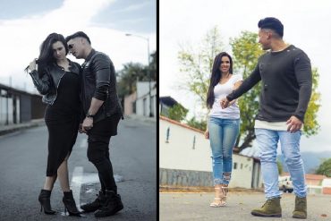 ¡PURO ROMANCE! Arán y Rosmeri protagonizaron sesión de fotos y aquí te mostramos el tras cámara (+Video)