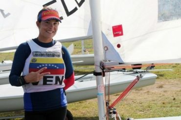 ¡QUÉ ORGULLO! Velerista venezolana Daniela Rivera se ubicó entre las 20 mejores del mundo