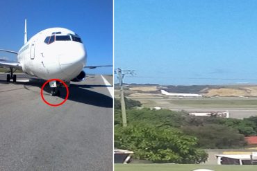 ¡QUÉ PELIGRO! Desvían vuelos en Maiquetía tras accidente: A un avión le explotaron los cauchos (+Fotos)