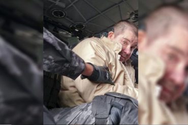 ¡PÍLLALAS AQUÍ! Las primeras fotos del «Chapo» Guzmán en su traslado a los Estados Unidos