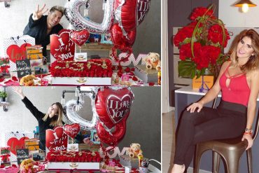 ¡SE LUCIÓ Y EN GRANDE! El mega regalo que le envió la novia de El Chino en su aniversario (+Foto)