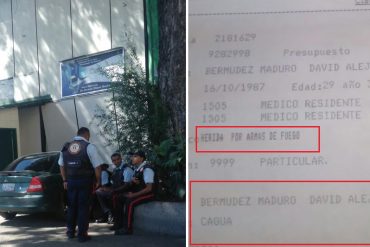 ¡EXTRAOFICIAL! Reportan que supuesto familiar de Maduro habría sido herido de bala en Aragua