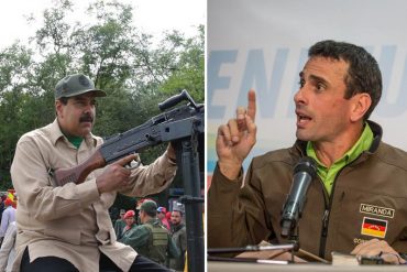 ¡CON TODO! Los contundentes dardos que lanzó Capriles a Maduro por su “guerra imaginaria”