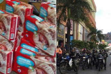 ¡CAOS Y MISERIA! Venta de pañales causó trifulca en un centro comercial de Caracas