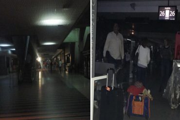 ¿HASTA CUÁNDO? Apagón dejó sin energía eléctrica al aeropuerto Internacional de Maiquetía (fotos)