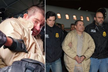 ¡PÍLLALAS! Las fotos que muestran el TERROR de El «Chapo» Guzmán tras ser extraditado a EEUU