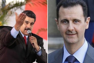 ¡HABLÓ EL COMPINCHE DE MADURO! Bachar Al Asad compara la situación de Siria con la de Venezuela por las «injerencias» extranjeras