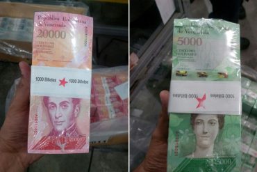 ¡TE LAS MOSTRAMOS! Se filtran imágenes de los nuevos billetes que llegaron a los bancos (+Fotos)